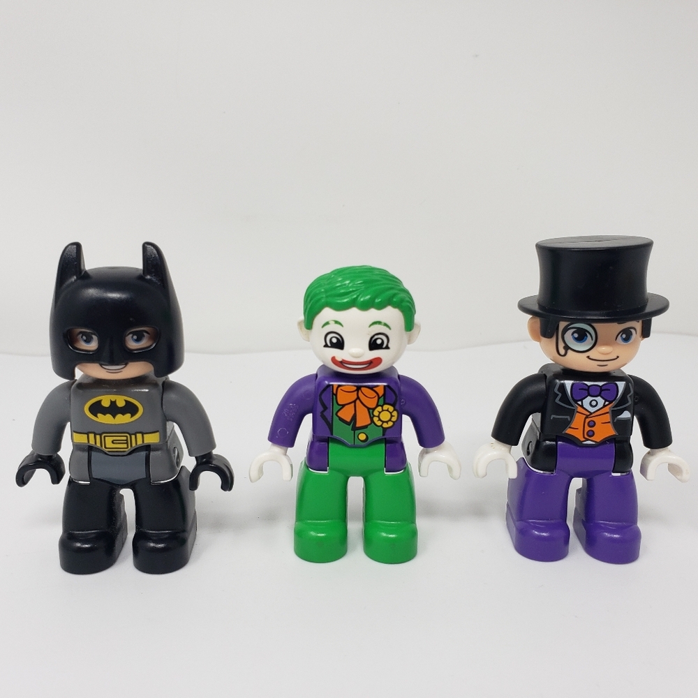 Lego Duplo Batman Joker Penguin Lot of 3 Please READ